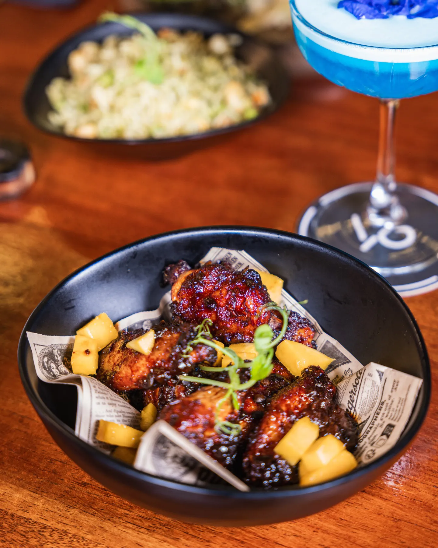 Serafina Wings with Mango